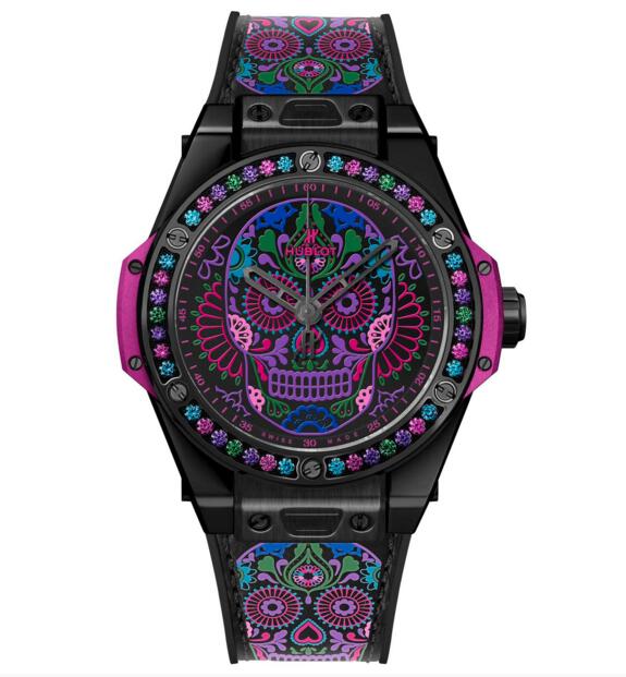 Cheap Hublot 2018 Big Bang One Click Calavera Catrina 465.CX.1190.VR.1299.MEX18 Replica watch